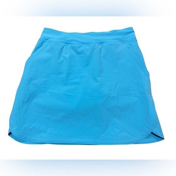 Lands' End Women's Quick Dry Board Skort Swim Skirt Skort Blue Size 6 - Picture 9 of 9